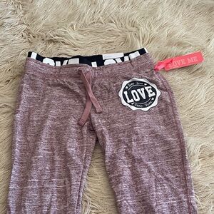 Love Me ' Pink Marled Lounge Joggers🌸🌺